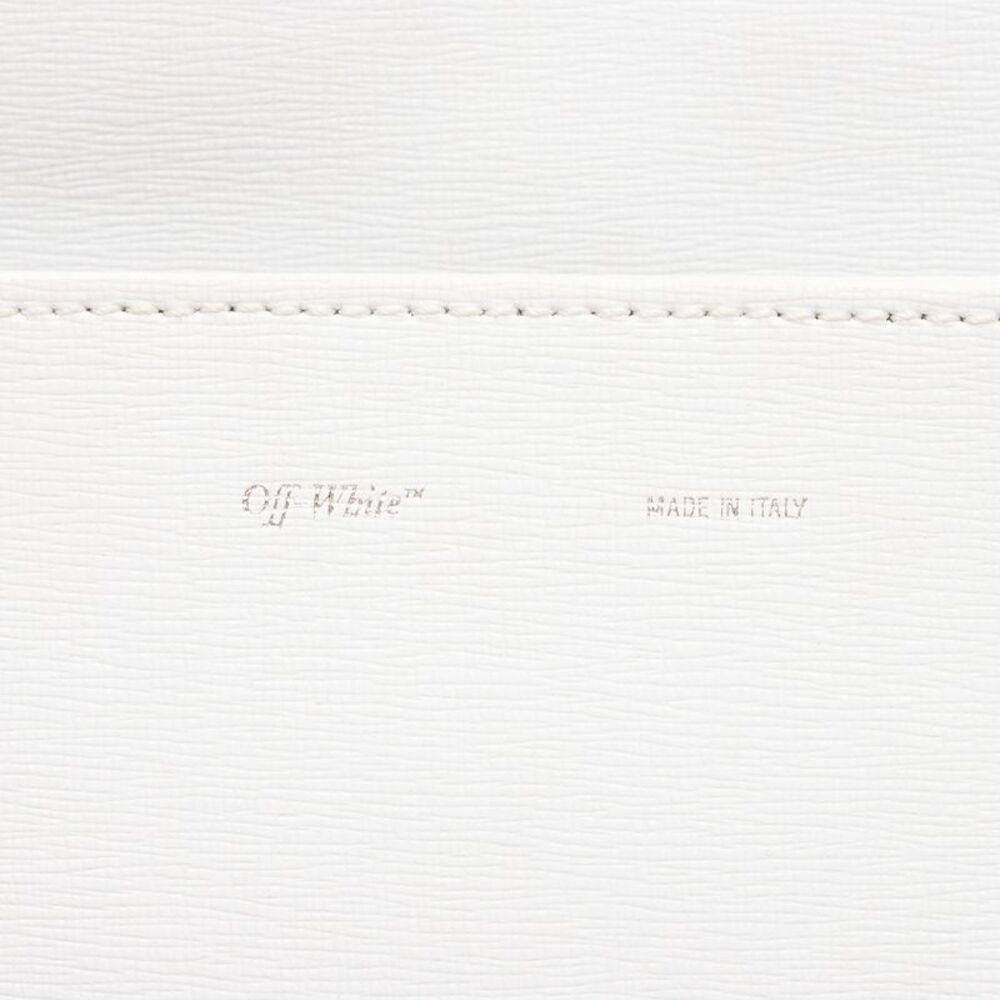 Off-White Leather Binder Clip Shoulder Bag - Picture 8 of 16